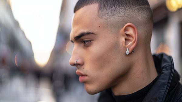 Boucle d'oreille homme : tendances et conseils stylés